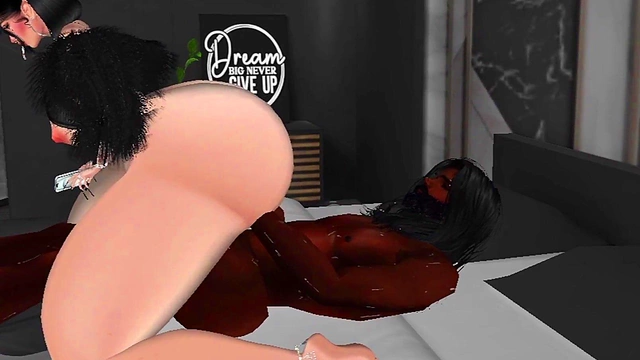 Big-Ass Jinx Gets Animated Anal Fuck & Creampie In Her Ass