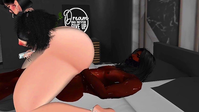 Big-Ass Jinx Gets Animated Anal Fuck & Creampie In Her Ass