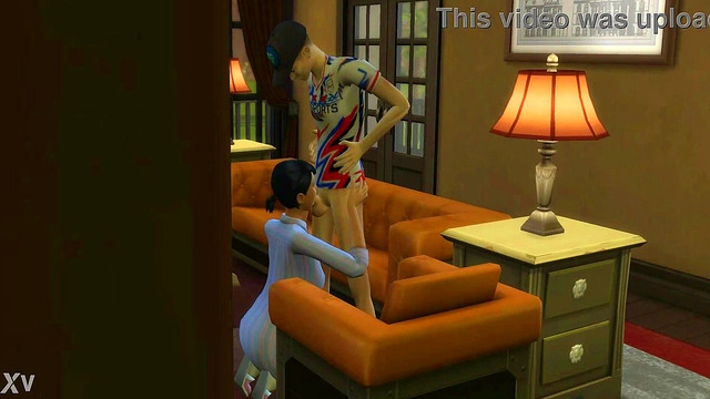 MILF Teacher Gets Big Dick Blowjob & Facial Cumshot Creampie