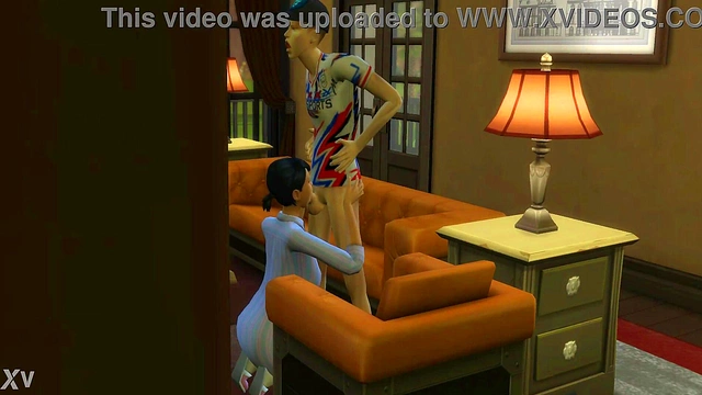 MILF Teacher Gets Big Dick Blowjob & Facial Cumshot Creampie