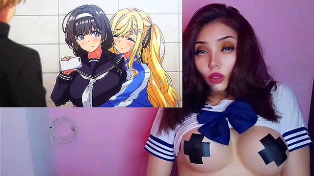 Big-Dicked Futanari Cop Fucks Blonde & Brunnette Doggy Style For Orgasms