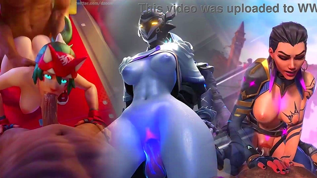 Horny Anime Babe Swallows BBC Cocks for Group Sex Orgy Feast