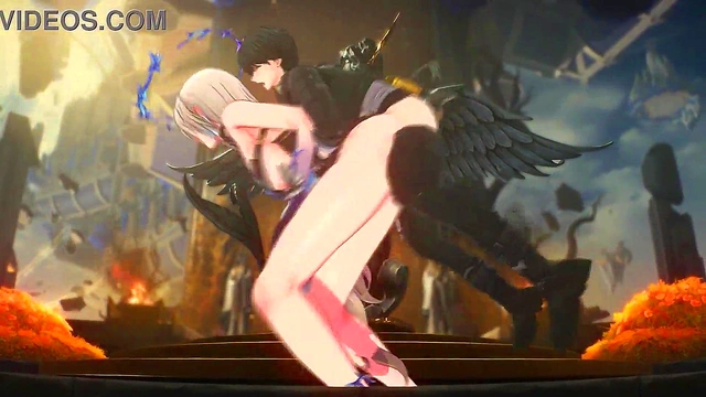 Ghostly Anime MILF Gets Fucked by Man's Dick Until She Cums Hard