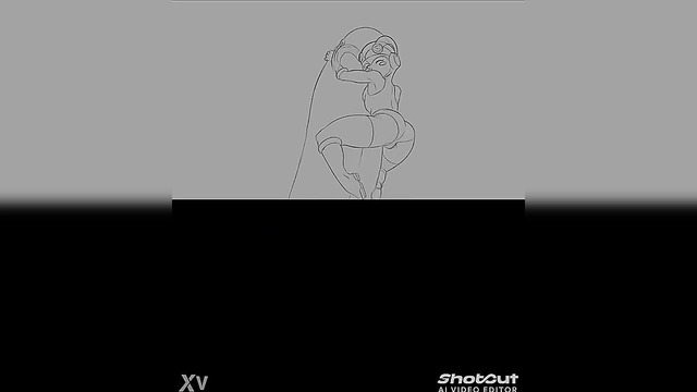 Lux Takes Alien Cock for Fake-Cum Filled Anime Creampie