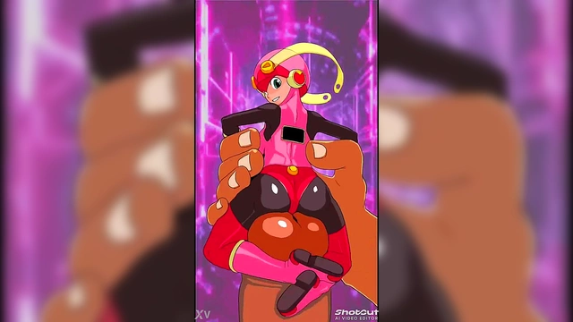 Lux Takes Alien Cock for Fake-Cum Filled Anime Creampie