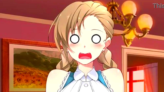 Big-Titted Anime Babe Gets Fucked Hard by Dick & Anal Plug