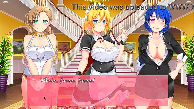 Big-Titted Anime Babe Gets Fucked Hard by Dick & Anal Plug