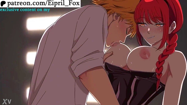 Big-Titted Asuka T a Gets Pussy-Fucked By Big Dick Anime Dude With Sound Effects