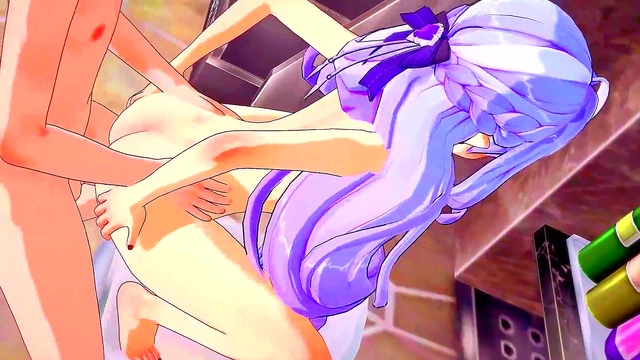 Big-Titted Tifa Takes Deep Throat Blowjob & Big Butt Anal Creampie