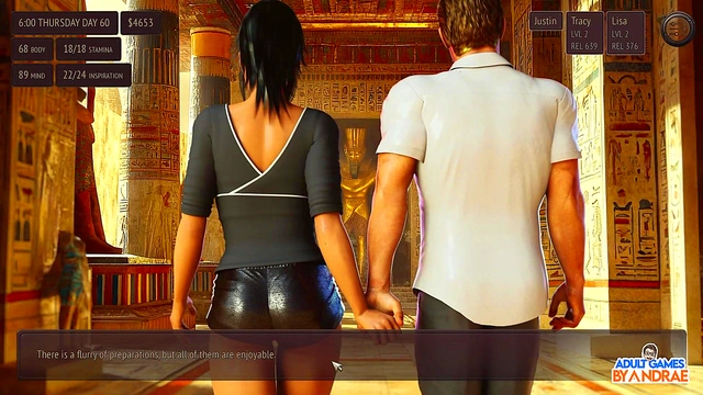 Busty Anime Cutie Gives HandJob & Finger Orgasm To Tattooed Guy