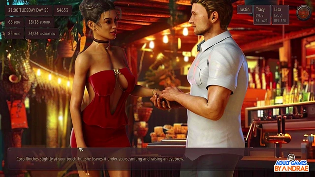 Busty Anime Cutie Gives HandJob & Finger Orgasm To Tattooed Guy