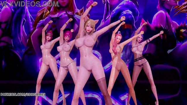 Busty Santa Anime Girl Masturbates Solo Barefoot For Erotic POV Showdown