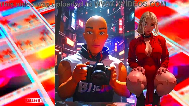 Gigantic Tits Teen Gets Plowed By Giant Cock In Anime Style Blowjob Orgy