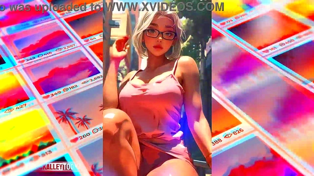 Gigantic Tits Teen Gets Plowed By Giant Cock In Anime Style Blowjob Orgy