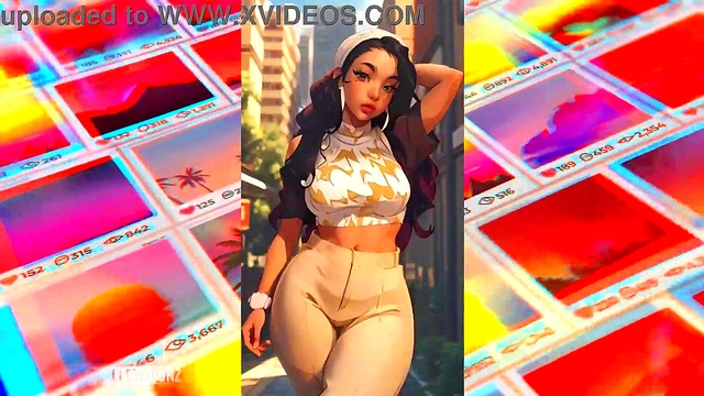 Gigantic Tits Teen Gets Plowed By Giant Cock In Anime Style Blowjob Orgy