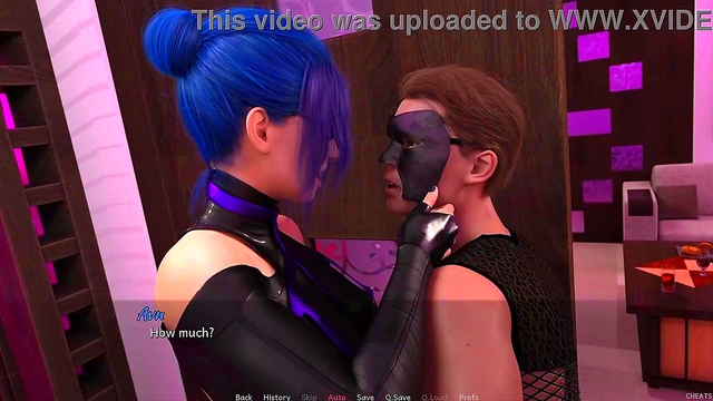 Sultry Eclipse Witch Seduces Gamer for Perverted Japanese Anime Sex Session