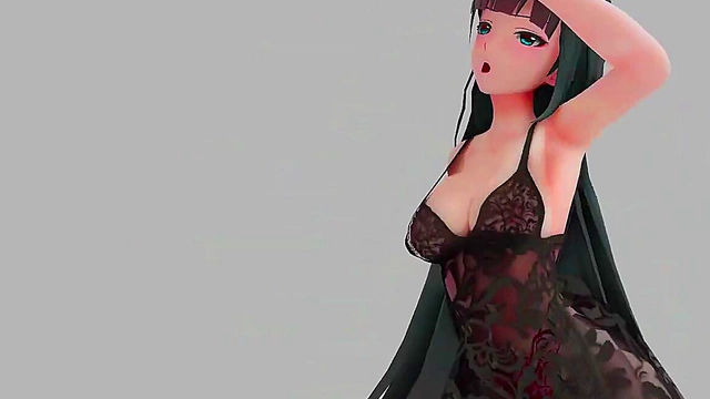 Busty Anime Babe Seduces Old Man for Intense Hardcore Sex Adventure in EroGame