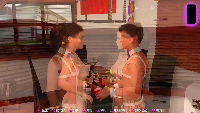 Rick's Sexy Robot Gets Curvy Morty for Intense 3D Anime Fun