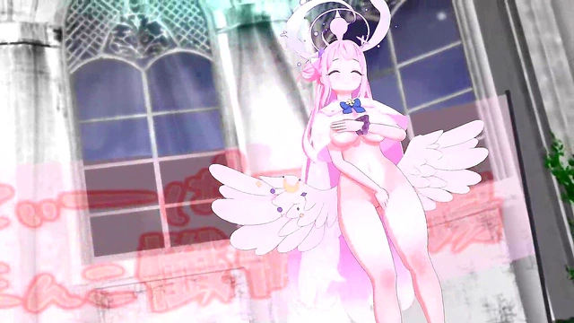 Soft-Green Haired Anime Teen Gets Fucked Hard By A Giant Dick In Missionary Style