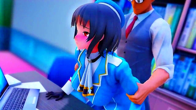 Futanari Babe Sucks & Fucks Big Dick, Spilling Hot Cream All Over Her Body