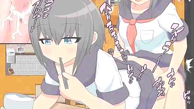 Hot Anime Teacher Gets Fucked Hard By Student In School Restroom Creampie