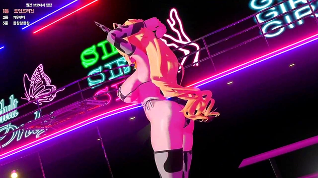 Holographic VR Dance Seduction by MMD VTuber for Anime Sex Fantasies