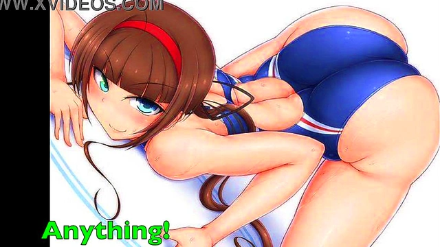 Sexy Big-Breasted Anime Babe Posing Seductively for Your Pleasure!