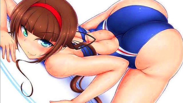 Sexy Big-Breasted Anime Babe Posing Seductively for Your Pleasure!