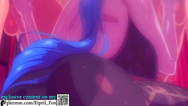 Mio Akiyama Big Dick Futanari Pussy Fucking & Creampie With Anime Hotness