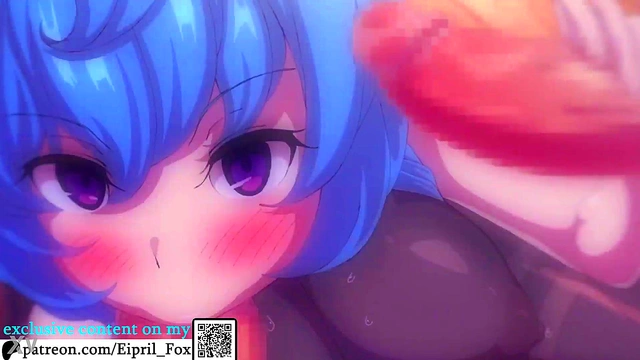 Mio Akiyama Big Dick Futanari Pussy Fucking & Creampie With Anime Hotness