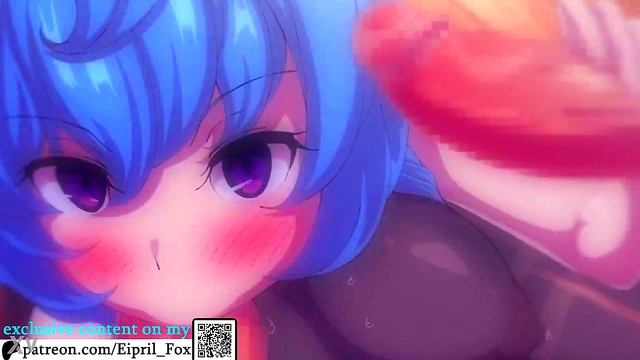 Mio Akiyama Big Dick Futanari Pussy Fucking & Creampie With Anime Hotness