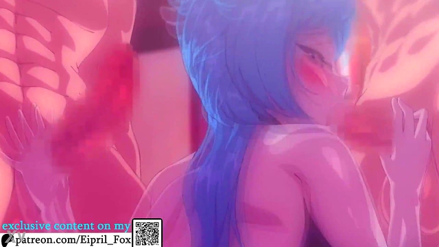 Mio Akiyama Big Dick Futanari Pussy Fucking & Creampie With Anime Hotness