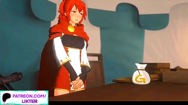 Big-Breasted Anime Cutie Gets Hardcore Hatsukoi Sex Fantasies Satisfied