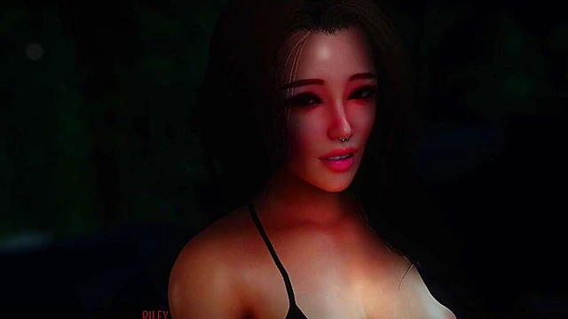 Hyper-real Lara Croft fucks you hard for uncensored 3D cumshot fun & sexy play!