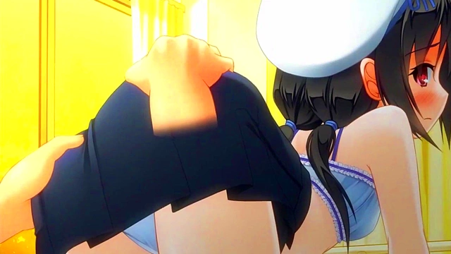 Busty Teen Anime Gets Dual Horsetails Anal BDSM Blowjob With Huge Cock