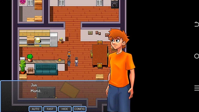 Femboy Roommate Seducing Me With Giant Tits And Curves In Sexy Outfits