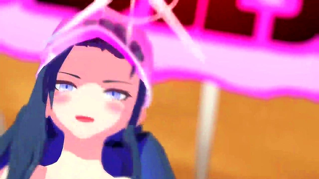 Mature Curvy MILF Seduces With Big Boobs In Sexy Outfit & Animated Blowjob Fantasy