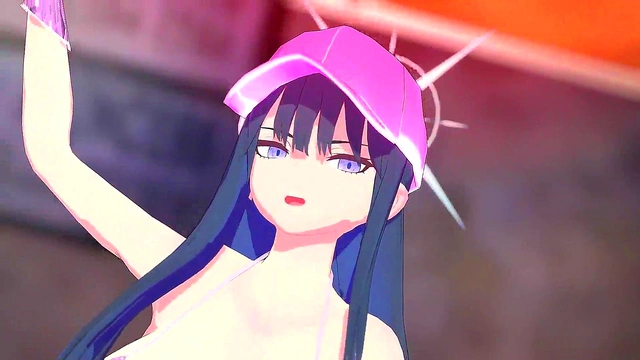 Mature Curvy MILF Seduces With Big Boobs In Sexy Outfit & Animated Blowjob Fantasy