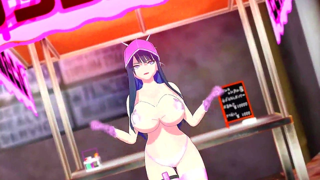 Mature Curvy MILF Seduces With Big Boobs In Sexy Outfit & Animated Blowjob Fantasy