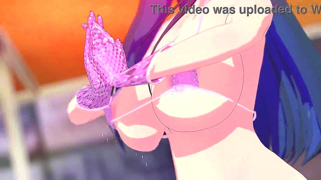 Mature Curvy MILF Seduces With Big Boobs In Sexy Outfit & Animated Blowjob Fantasy