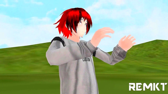 Hot Anime Wife Craves Big Bull Dick While Husband Watches Jealousedly