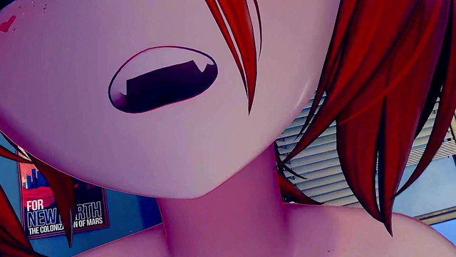 Big-Breasted Midori Seduces Her Crush for Steamy Hatsukoi Fun in Anime World