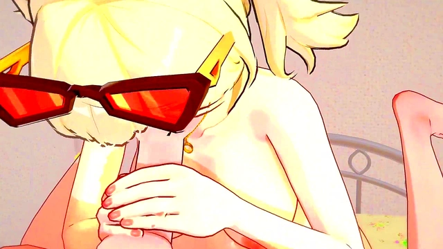 Yumeko Jabami's X-Ray Fantasy Animated Blowjob & Handjob Orgasm