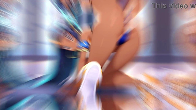 Aqua & Noire Fulfill Mari’s Fantasies for Intense Anime Sex Session