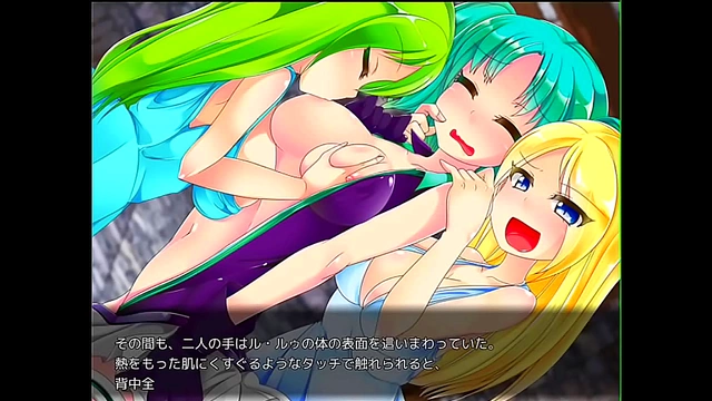 Hot Anime Babes Asuna And Karin Get Naughty In A Steamy 3D Scene Together