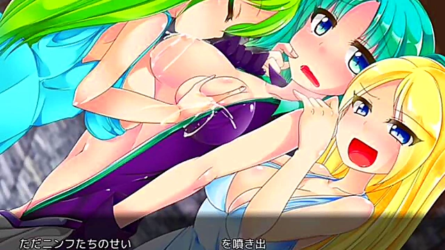 Hot Anime Babes Asuna And Karin Get Naughty In A Steamy 3D Scene Together