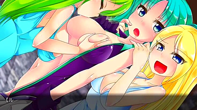 Hot Anime Babes Asuna And Karin Get Naughty In A Steamy 3D Scene Together