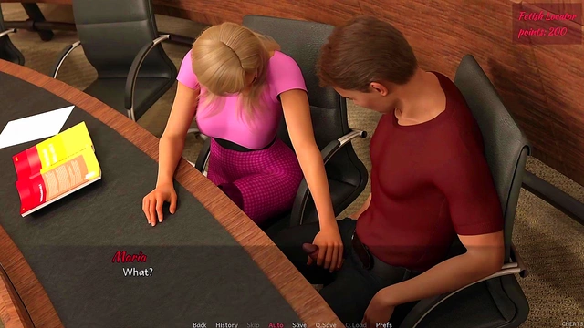 Busty Anime Teacher Seduces Student for Naughty Classroom Netorare Sex Adventure