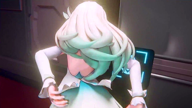 Petite Blonde Gets Fucked By lside for Ecchi Anime Orgasm