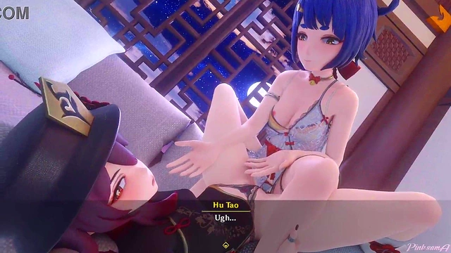 Clothed Jessie Gets Anal Pleasure incowgirl Position for Hot Anime Fun